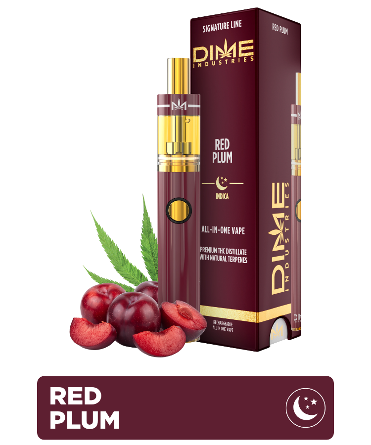 Red Plum Dime Signature Line product and packaging