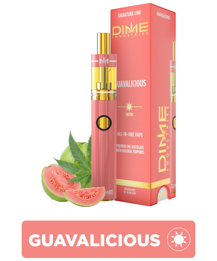 Guavalicious Dime Signature Line product and packaging